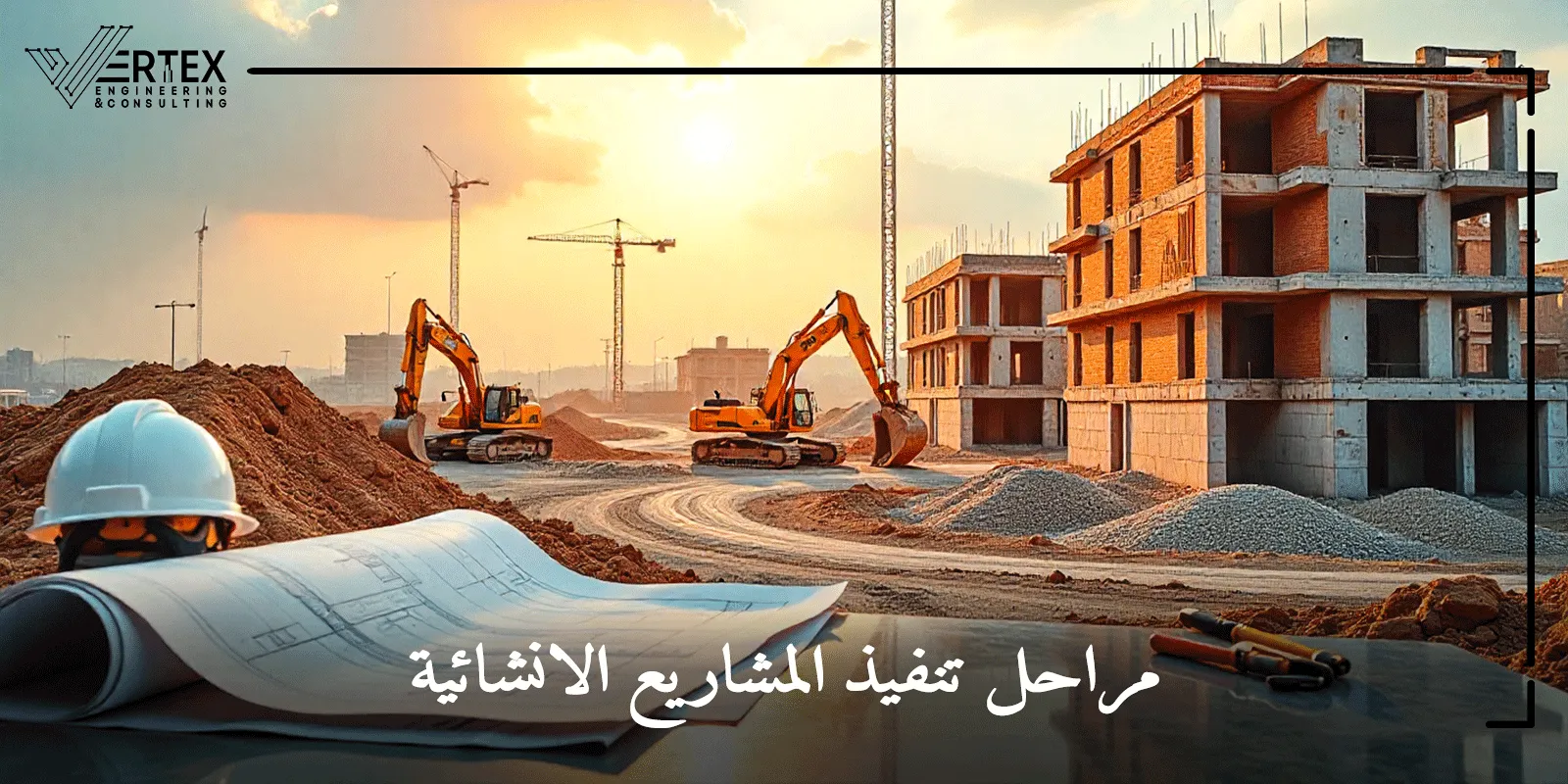 ما هي مراحل تنفيذ المشاريع الإنشائية بالتفصيل؟