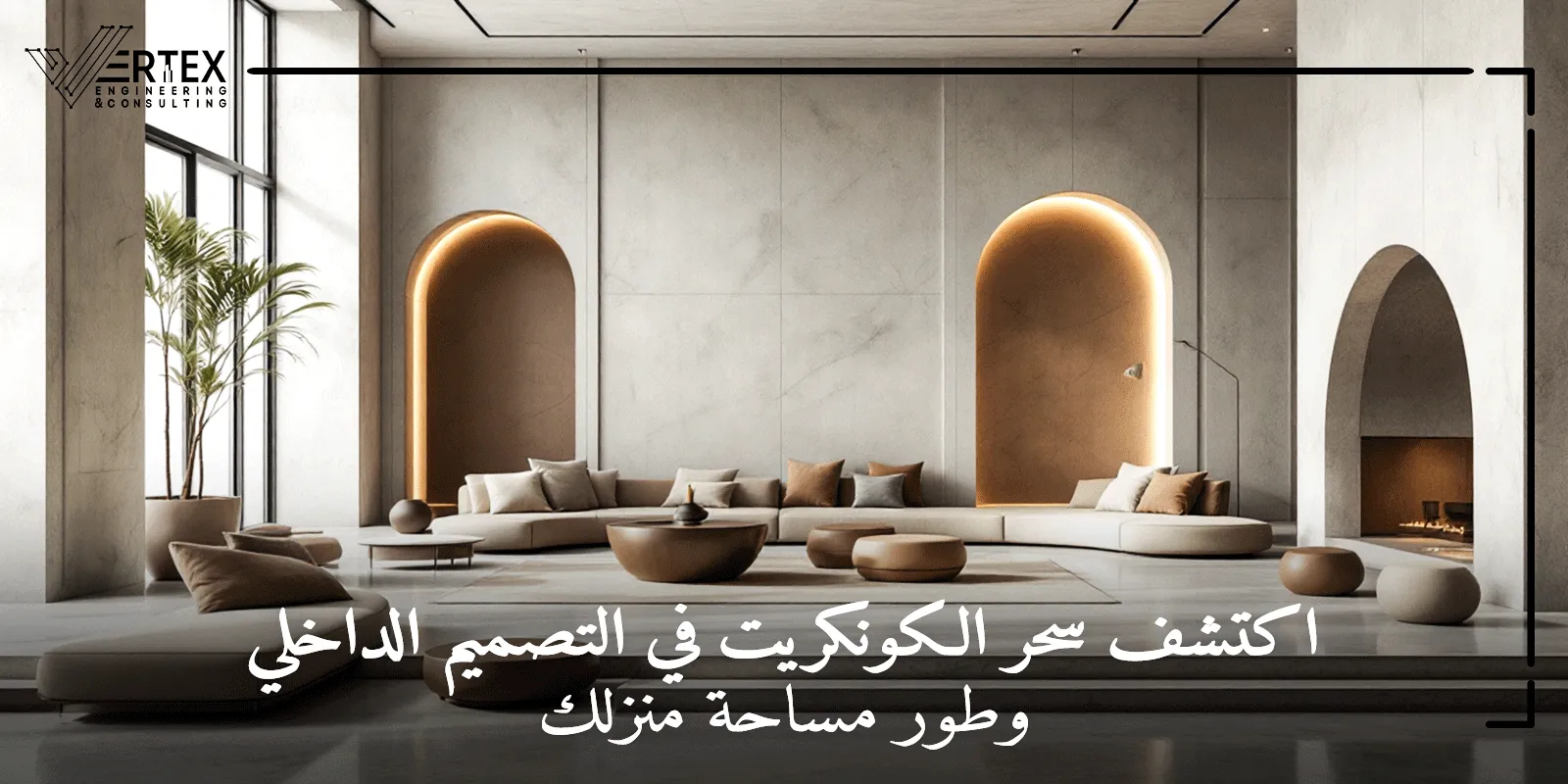 ما سر انتشار الكونكريت في التصميم الداخلي؟